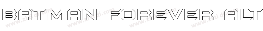 Batman Forever Alte字体转换